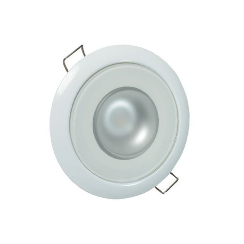 Lumitec Mirage Round Flush Mount LED Down Light, 10-30V DC, IP67, 3-6W