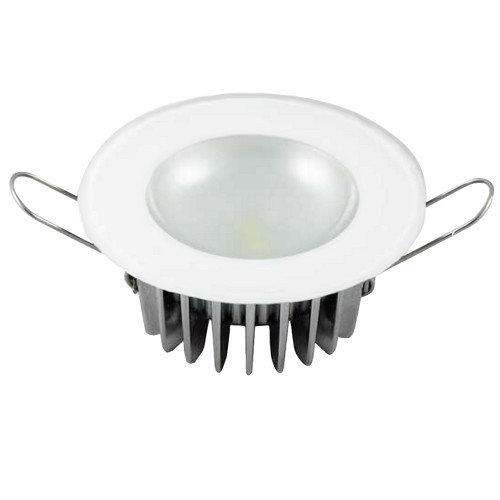 Lumitec Mirage Round Flush Mount LED Down Light, 10-30V DC, IP67, 3-6W