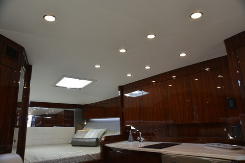 Lumitec Mirage Round Flush Mount LED Down Light, 10-30V DC, IP67, 3-6W