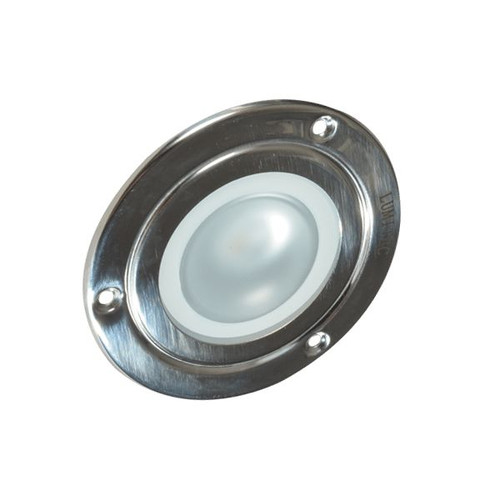 Lumitec Shadow Flush Mount LED Down Light, 10-30V DC, IP67, 3.5 in Diameter, 2 in Cutout, 1.1 in Depth