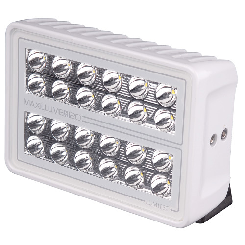 Lumitec - Maxillume H120 Flood Light - White Dimming, 120W, 10-30V, IP67, 12000Lm - Apollo Lighting