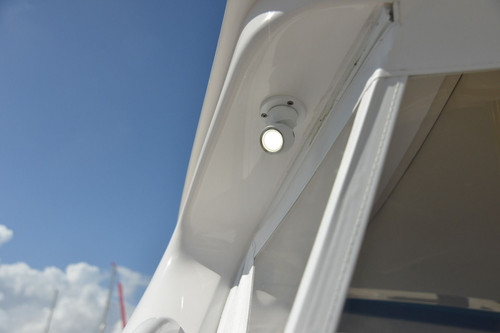 Lumitec GAI2 Spectrum LED Positionable Light, Heavy-Duty Base, White Housing, RGBW, 10-30V DC, IP67, 340 lm, PLI Enabled