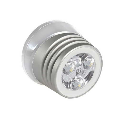 Lumitec - Zephyr LED Spreader/Deck Light - Brushed Base - White Non-Dimming - Apollo Lighting