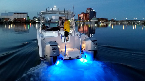 Lumitec SeaBlazeX2 LED Underwater Light, 10-30V, IP68, 6000+ Lumens, 60W, Surface Mount, 3.8in Diameter, No External Drivers