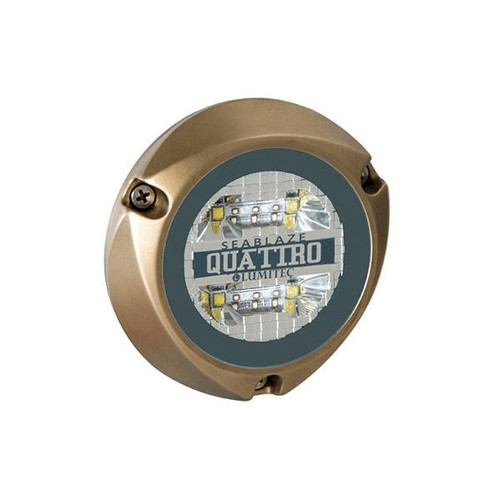 Lumitec - SeaBlaze Quattro LED Underwater Light - IP68, Bronze Finish, 2000Lm - Apollo Lighting