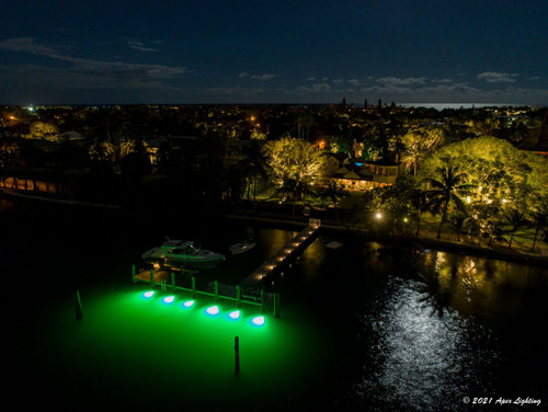 Lumitec Mantis Dock Light Add-On, For Mantis Dock Lighting System, RGBW Spectrum, 2000 Lumens, 10-30V, IP68