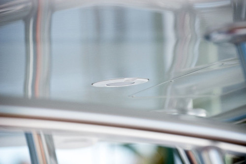 Lumitec Aurora LED Flush Mount Dome Light, White/Blue Output, IP67, Dimming, Bezel Switch - Apollo Lighting