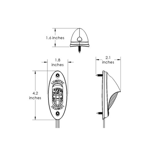 Lumitec Nautilus LED Piling Light, 12-24V, IP67, PLI/TTP Enabled