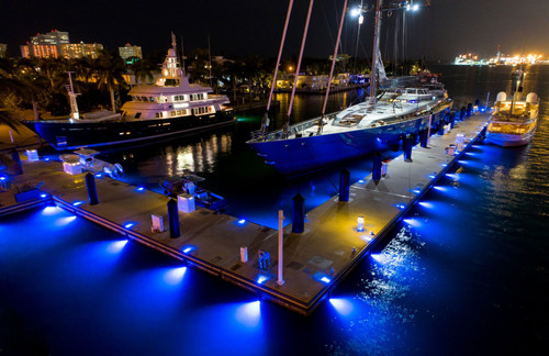 Lumitec Kraken Underwater Dock Light, 10-30V DC, 6000 lm, Bronze Finish - Apollo Lighting