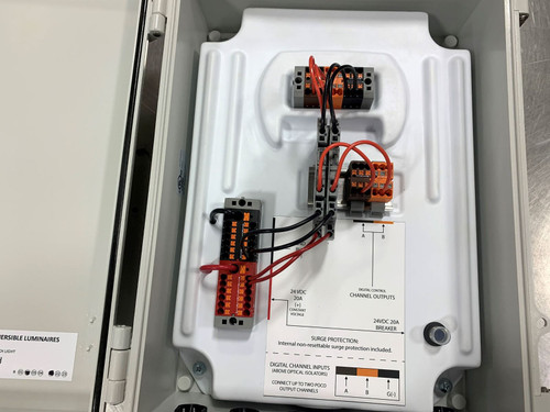 Lumitec Kraken Secondary Power Supply, For Up to 6 Kraken Underwater Lights, Opto-Coupler, 480W Max Load, 24VDC Output, 100-300VAC 50-60Hz, IP67
