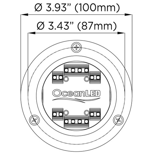 Ocean LED - SPORT S3116s Underwater Light - Rectangular Beam, Aluminium Bronze, IP69K - Apollo Lighting Ocean LED - SPORT S3116s Underwater Light - Rectangular Beam, Aluminium Bronze, IP69K - Apollo Lighting