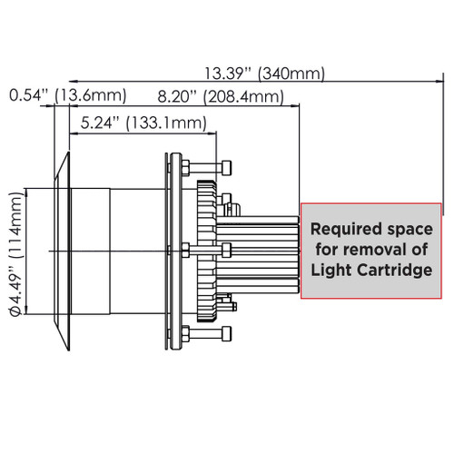 Ocean LED - Pro Series 3010 XFM HD Gen2 Underwater Light - 19600Lm, 9-32V, Aluminium Bronze