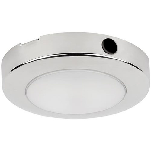 Imtra - PowerLED Downlight - Polished Stainless Steel, Warm White/Blue/Red, with Switch, 10-30V, 5W, 2800K - Apollo Lighting