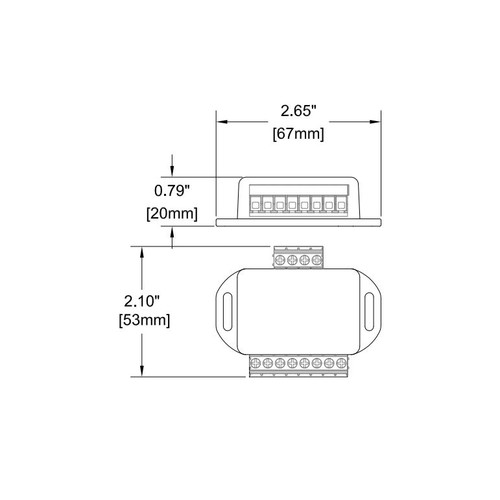 Imtra - PWM Dimmer - Universal Input, 10-40VDC, Max 30 Units, Momentary Operated, 1W, IP40