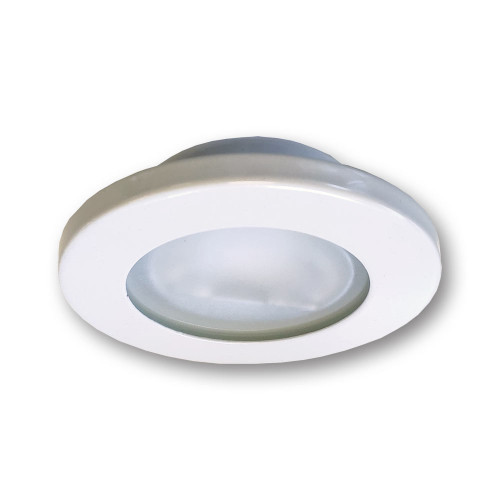 Mega LED - Parga LED Downlight - Stainless Steel 316 Bezel, For G4 LED Bulb, White Finish