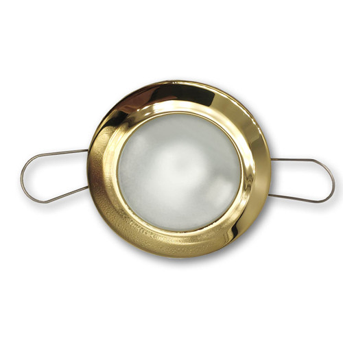 Mega LED - Lakka Downlight Fixture - Frosted Glass, For G4 Bulbs