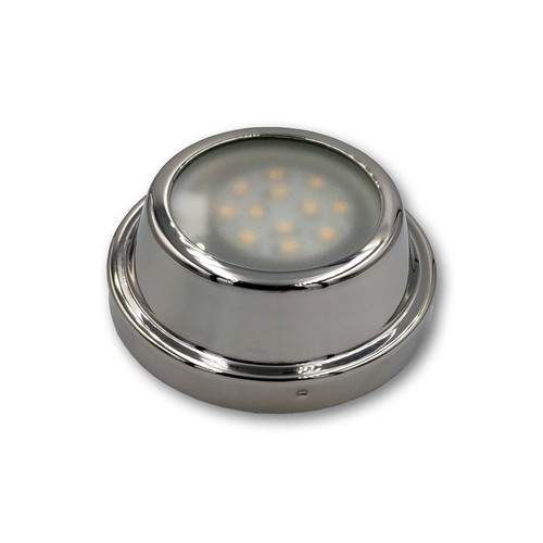 Mega LED - LED Downlight - 2W, G4 LED Bulb, 200 Lm, 3000K, Stainless Steel Bezel, Aluminum Base, 12-24V DC (PATMOS-WW)