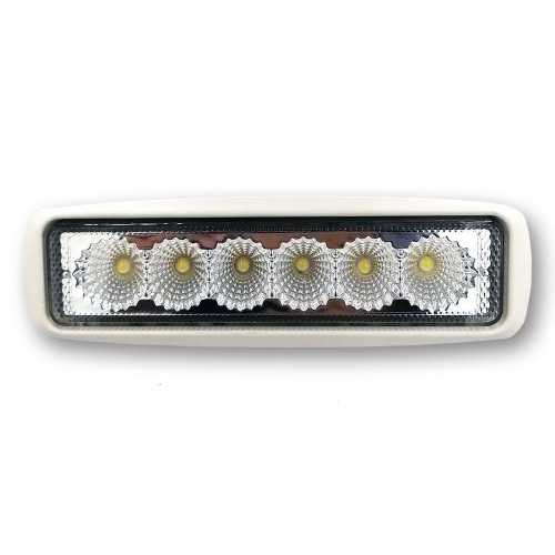 Mega LED - LED Spread Light - 18W, 1320 Lumens, 6 x 3W LED, With Inox Bracket And Screws (30062-DC)