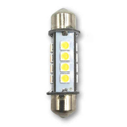 Mega LED - LED Replacement Bulb - Festoon Type, 1.0 Watt, 84 Lumens, 10-30V DC, Cool White (30024-CW)
