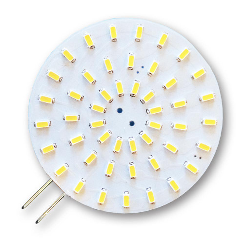 Mega LED - LED Replacement Bulb - G4 Back Pins Type, 4.8 Watt, 350 Lumens, 10-30V DC, Warm White (30006)