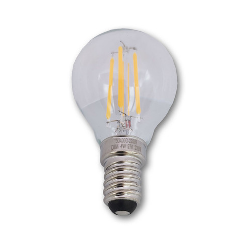 Mega LED - LED Replacement Bulb - E14 Type, 4.0 Watt, 420 Lumens, 220V AC, Beam Angle 360°, 3000K (30433D-220)