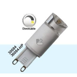 Mega LED - LED Replacement Bulb - G9 Type, 3.3 Watt, 310 Lumens, 120V AC, Beam Angle 360°, 3000K, 4200K (30084HP-120)