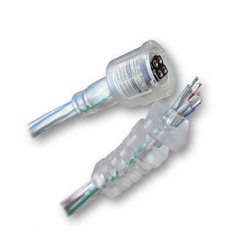 Mega LED - Power Cable - Waterproof Male Connector For RGB LED Bar (30499)