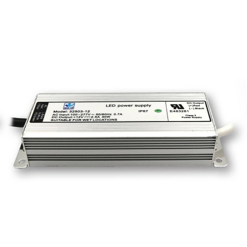 Mega LED - Driver Power Supply - 100-277 VAC, 24V DC, 1.25A/24V, 30W (32503-24)