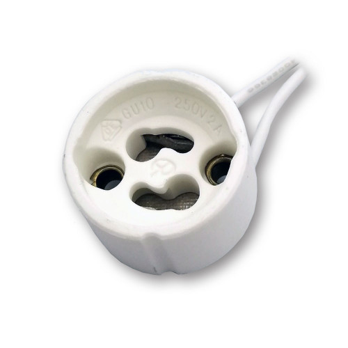 Mega LED - Ceramic Lamp Holder - For GU-10 Bulbs (30312)