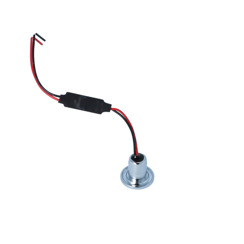 Mega LED - Rea LED Light - 0.5 Watt Chrome Housing, 12-24V DC