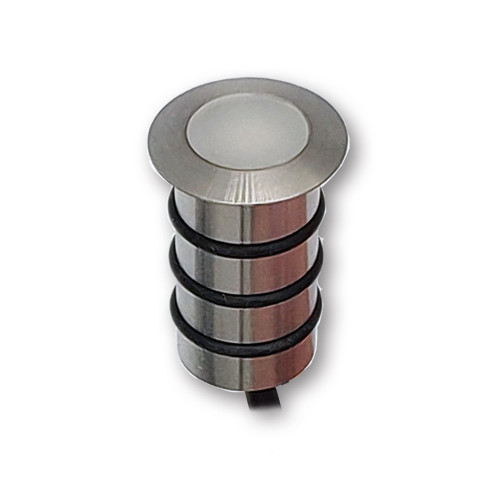 Mega LED - Lyon LED Courtesy Light - 0.5W, RGB, Flush Mounting, Stainless Steel 316 Housing, 12V DC