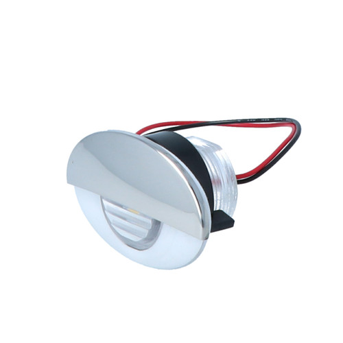 Mega LED - Agata LED Courtesy Light - 0.2W, Mirror Polished, 12-24V DC, IP67