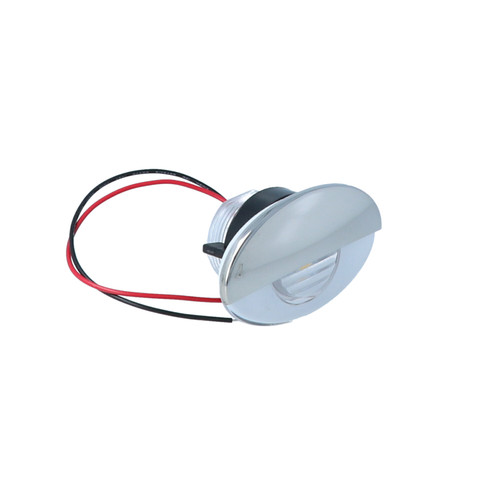 Mega LED - Agata LED Courtesy Light - 0.2W, Mirror Polished, 12-24V DC, IP67