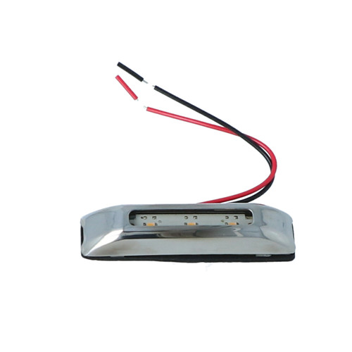 Mega LED - Ira LED Courtesy Light - 1.2W, 10-30V DC, Stainless Steel Bezel