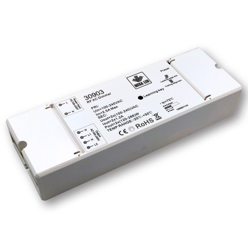 Mega LED - RF Electronic Dimmer - For Smooth Dimming, Ideal For All LED Lights, 240-576W (30903)