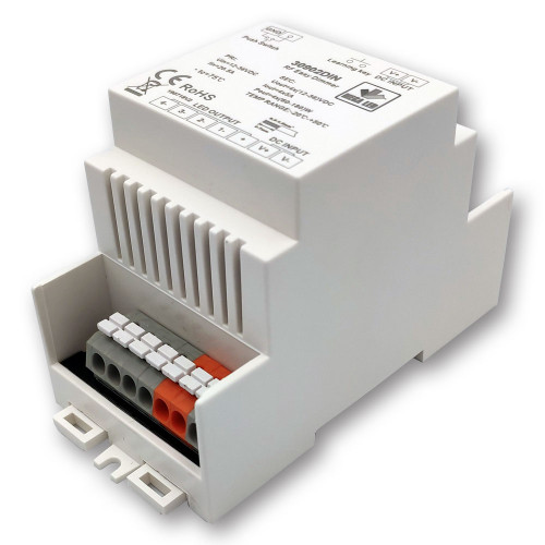 Mega LED - Electronic Dimmer - Ideal For All LED Lights, Input 12-36V DC, 20A Max, 240-720W (30902DIN)