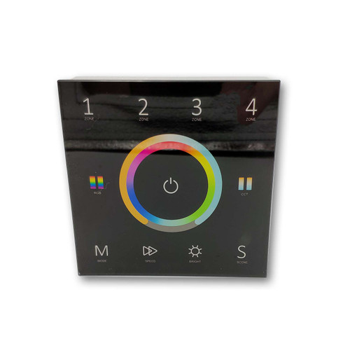 Mega LED - Wall RF Dimmer Controller - RGBW RF Digital Controller For The 32511 Controller (32515-B)