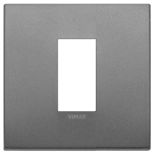 Vimar - Arké 19641 Classic Cover Plate - 1-Module, Metal - Apollo Lighting