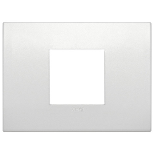 Vimar - Arké 19652 Classic Cover Plate - 2 Central Module, Metal - Apollo Lighting