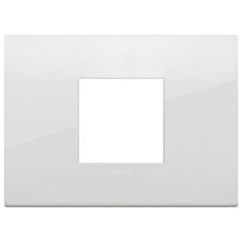 Vimar - Arké 19652 Classic Cover Plate - 2 Central Module, Metal - Apollo Lighting