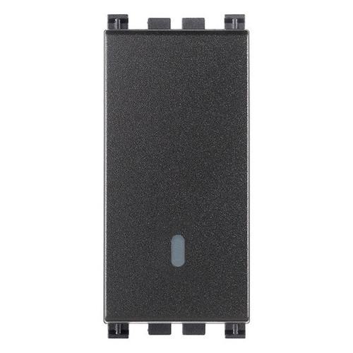 Vimar Arké Push Button, 1P NO, 10A 250V, Lightable, IP40