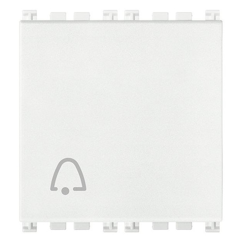 Vimar Arké Push Button, 1P NO, 10A 250V, Lightable, IP40
