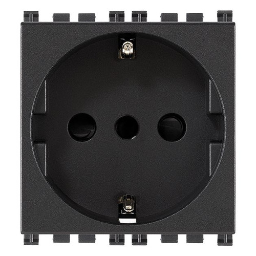 Vimar Arké SICURY P30 Socket Outlet, 2P+E, 16A, 250V, 2 Modules