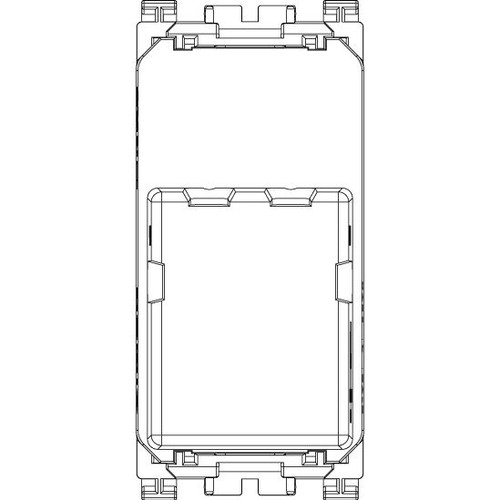Vimar Arké RJ11 Phone Jack, 6-Position 4-Conductor, Screw Terminals, IP20
