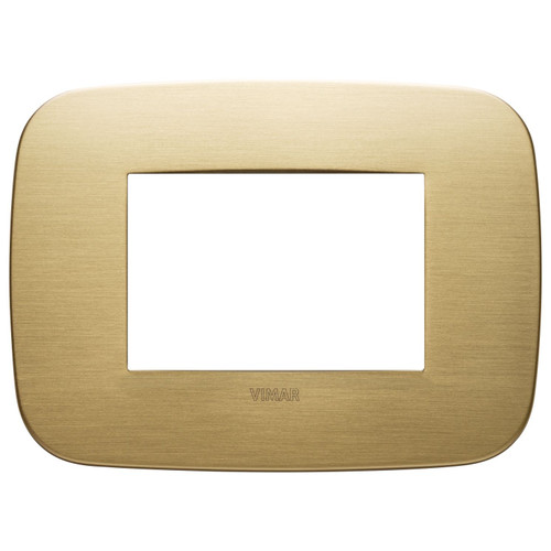 Vimar Arké Round Cover Plate, 3 Module