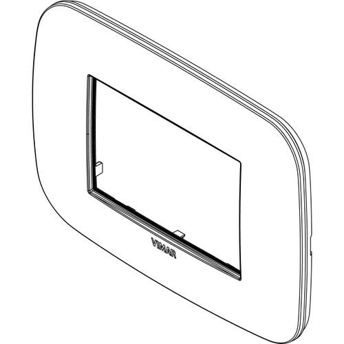 Vimar Arké Round Cover Plate, 3 Module