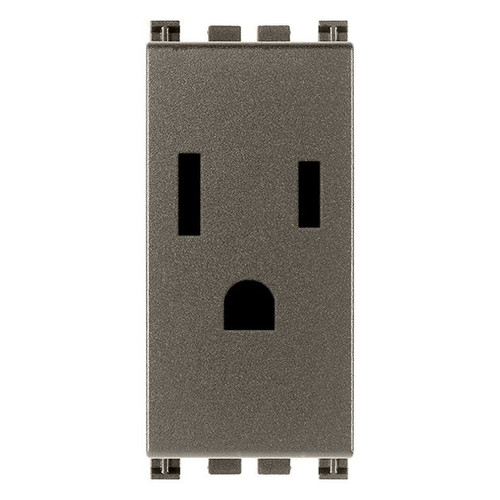 Vimar Arké SICURY Socket Outlet, 2P+E, 15A, 127V, American and Saudi Arabian Standards