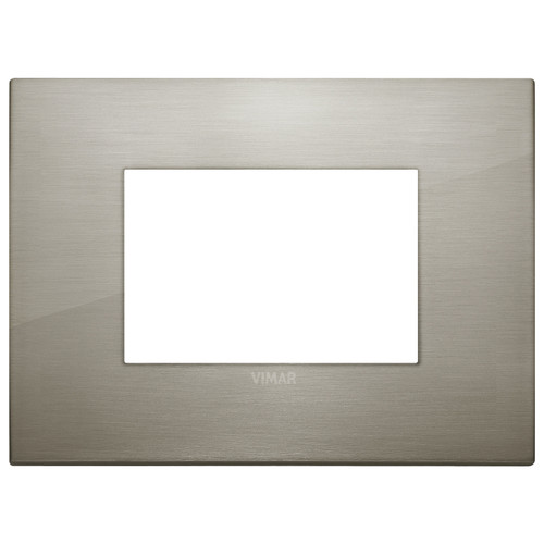 Vimar Arké 19653 Classic 3-Module Cover Plate, 122 x 90 mm, IP00
