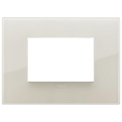Vimar Arké 19653 Classic 3-Module Cover Plate, 122 x 90 mm, IP00
