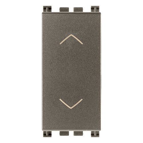 Vimar Arké 2P 2-Way Push Button, 10A, 250V, 6 Terminals
